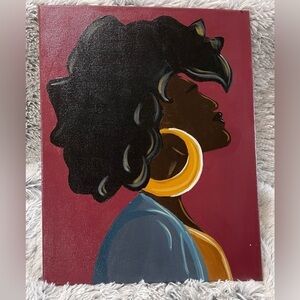 Afro Whip unsigned art piece
